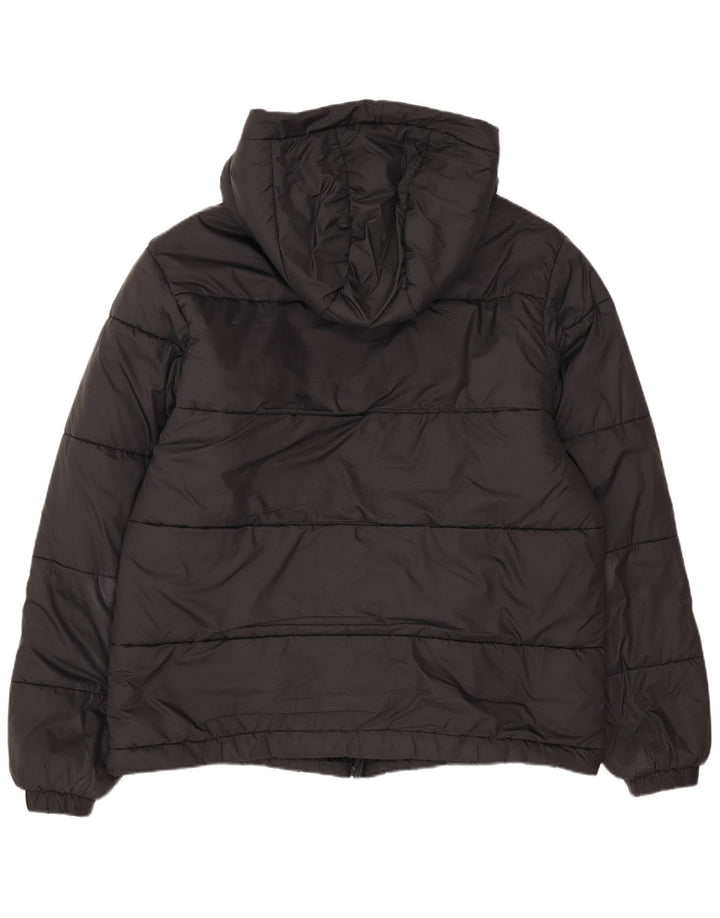 Adidas Mens Primegreen Hooded Padded Jacket UK 36 Small Black Polyester