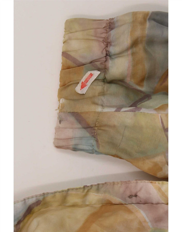 C & A Womens Abstract Pattern Rain Jacket UK 16 Large Multicoloured