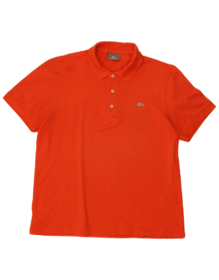 Lacoste Mens Polo Shirt Size 5 Large Orange