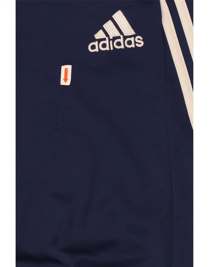 Adidas Mens Climalite Tracksuit Trousers Medium  Navy Blue Polyester