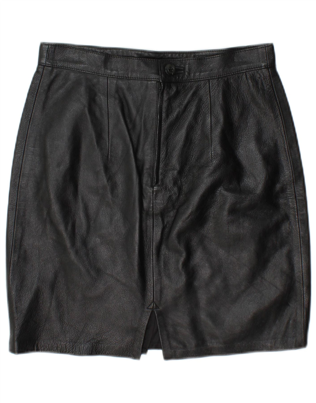 MARY ALBERT Womens Leather Skirt IT 44 Medium W28 Black Leather