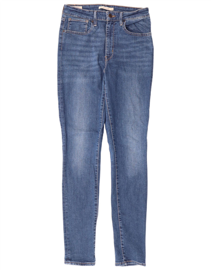 LEVI'S Womens 721 High Rise Skinny Jeans W30 L32  Blue Cotton