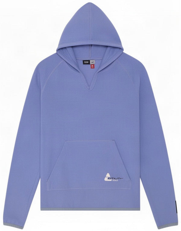Gas Womens Hooded Fleece Jumper UK 10 Small Blue Polyester