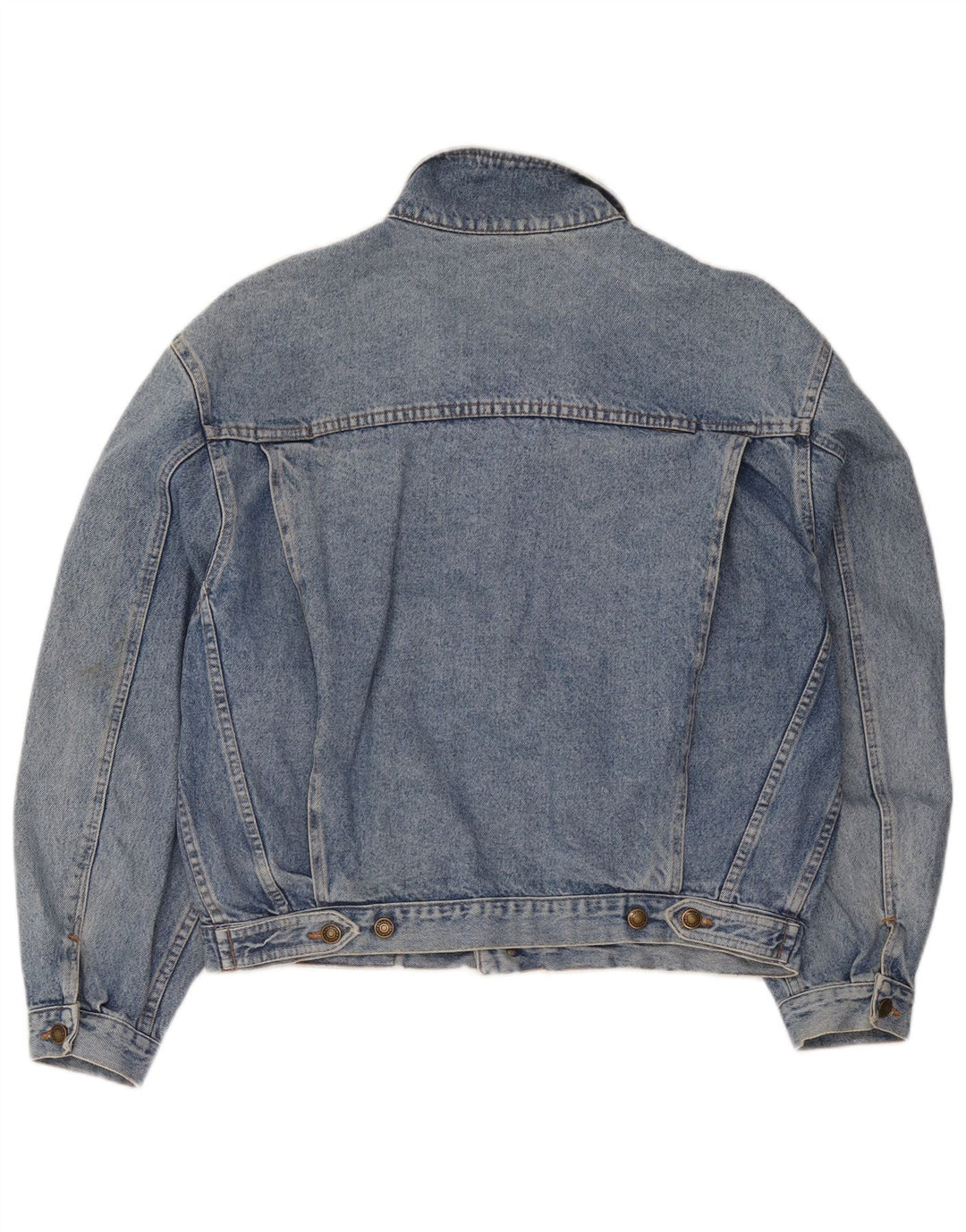 Wampum Womens Denim Jacket UK 16 Large Blue