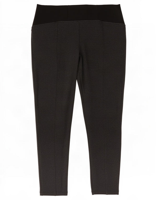 Marks & Spencer Womens Leggings UK 16 Large Grey Colourblock Viscose
