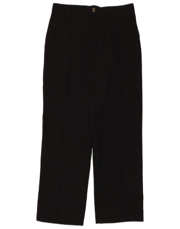 Zara Womens Pegged Chino Trousers Large W32 L32 Black Polyester