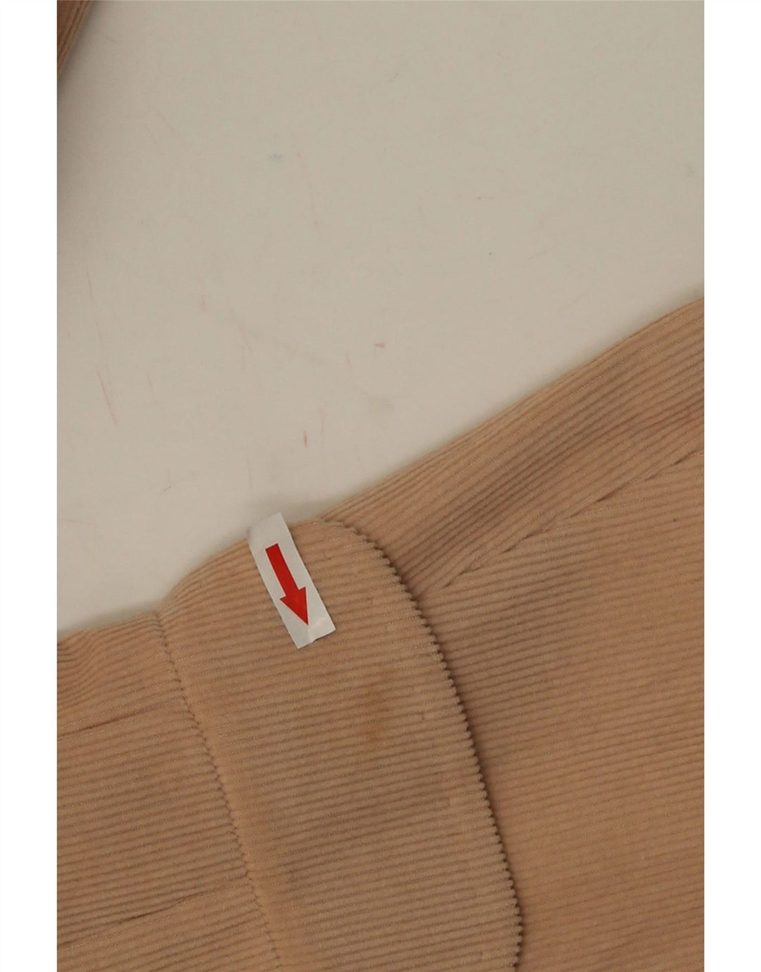 Max Mara Womens 1 Button Corduroy Blazer Jacket UK 12 Medium Beige Cotton