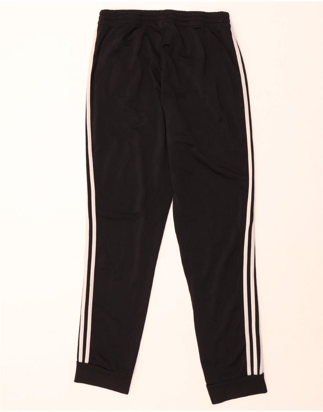 ADIDAS Mens Tracksuit Trousers Joggers Small  Black Polyester