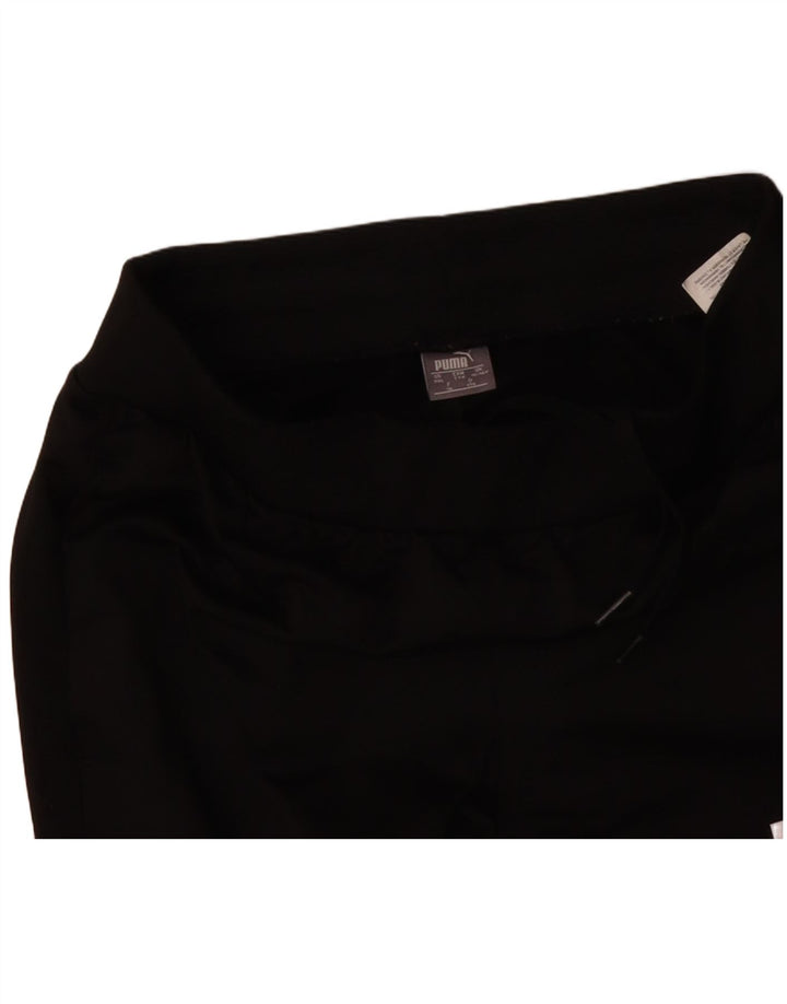 PUMA Boys Tracksuit Trousers Joggers 15-16 Years Black Polyester