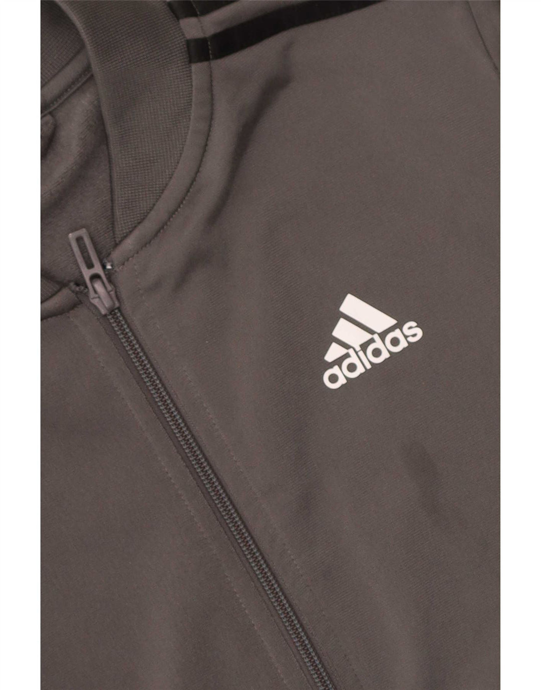 Adidas Mens Tracksuit Top Jacket XS Grey Polyester