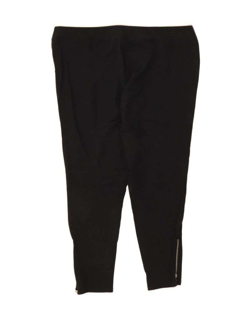 RALPH LAUREN Womens Tracksuit Trousers UK 18 XL Black Cotton Vintage Ralph Lauren and Second-Hand Ralph Lauren from Messina Hembry 