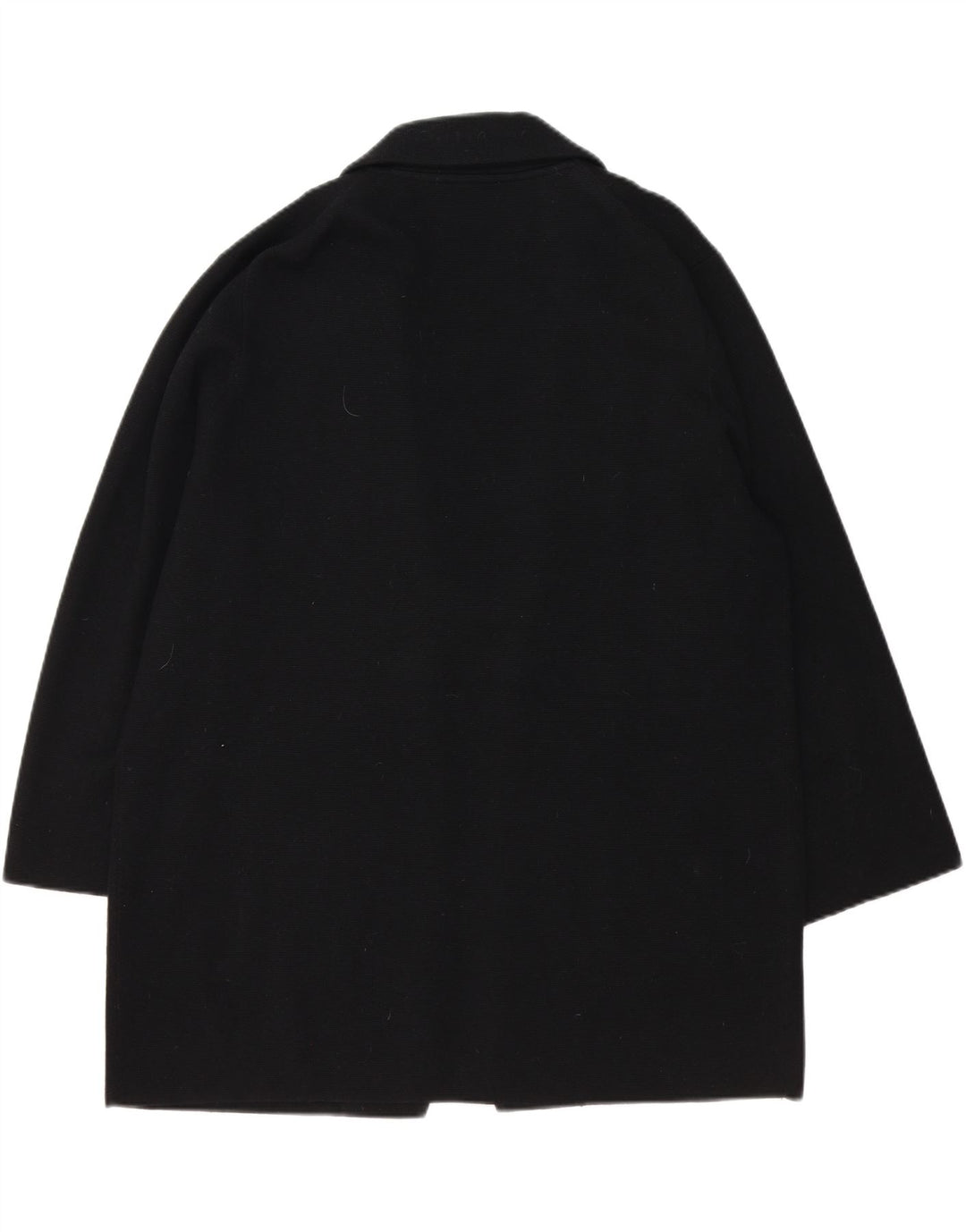 J. CREW Womens Open Overcoat UK 18 XL Black Cotton Vintage J. Crew and Second-Hand J. Crew from Messina Hembry 