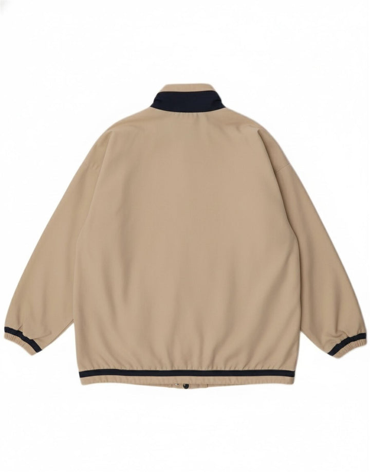 Diadora Mens Graphic Tracksuit Top Jacket Medium Beige Colourblock