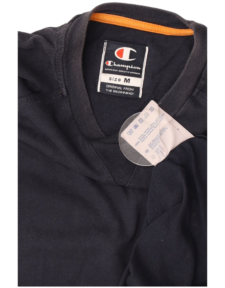 Champion Mens Vest Top Medium Navy Blue Cotton
