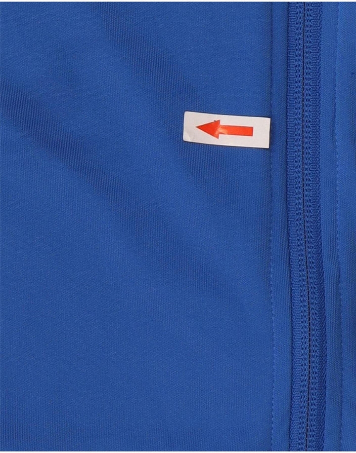Nike Womens Graphic Tracksuit Top Jacket Medium Blue Polyester Sports