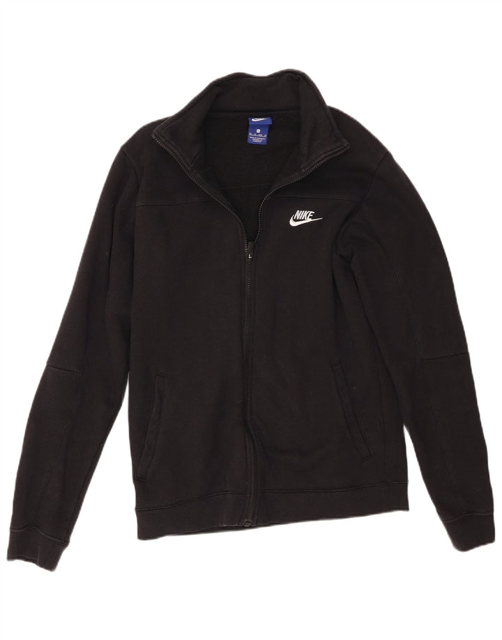 Nike Mens Tracksuit Top Jacket XS Black Cotton