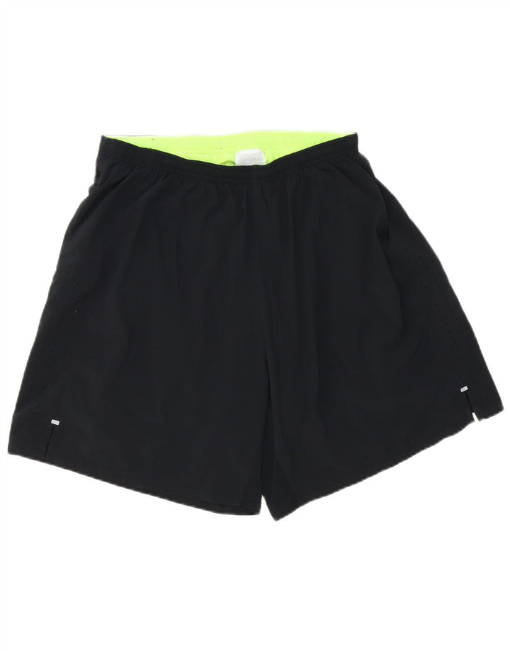 NIKE Mens Dri Fit Sport Shorts Large Black Polyester