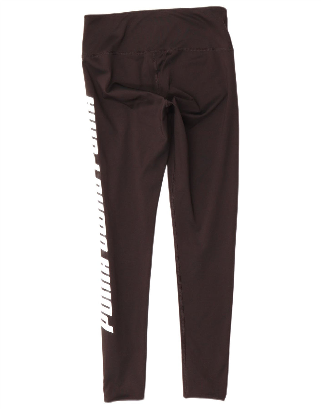 Puma Womens Graphic Leggings UK 10 Small Black Polyester