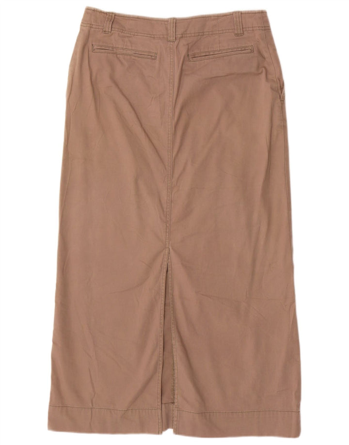 EDDIE BAUER Womens Straight Skirt US 8 Medium W30 Grey Cotton