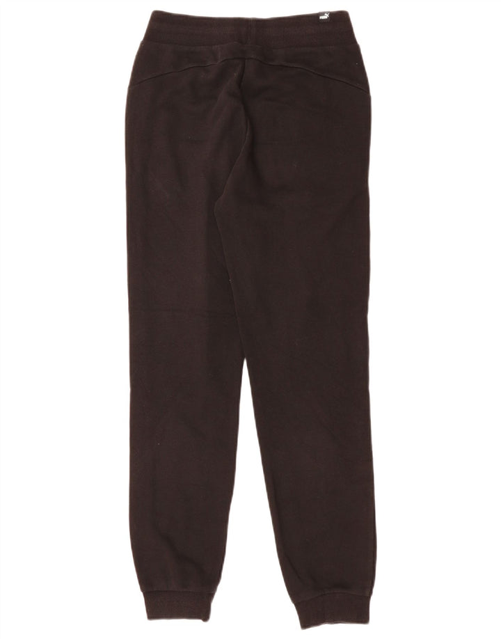PUMA Girls Tracksuit Trousers Joggers 11-12 Years  Black Cotton