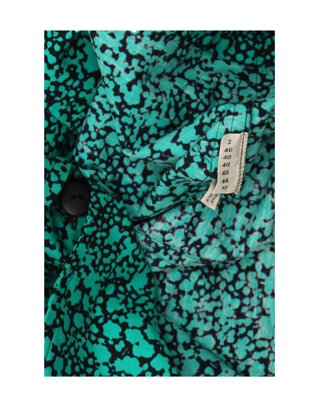 BRUNELLA Womens Oversized Blazer Jacket UK 12 Medium  Green Spotted Vintage Brunella and Second-Hand Brunella from Messina Hembry 