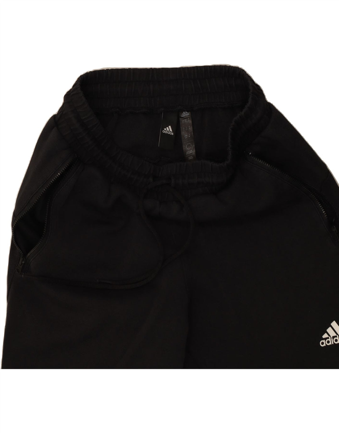 ADIDAS Mens Tracksuit Trousers Small  Black Cotton Vintage Adidas and Second-Hand Adidas from Messina Hembry 