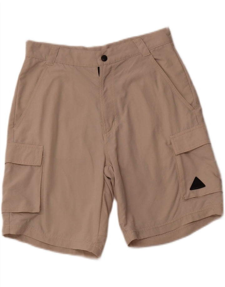 Adidas Mens Cargo Shorts Small W29 Beige Polyamide
