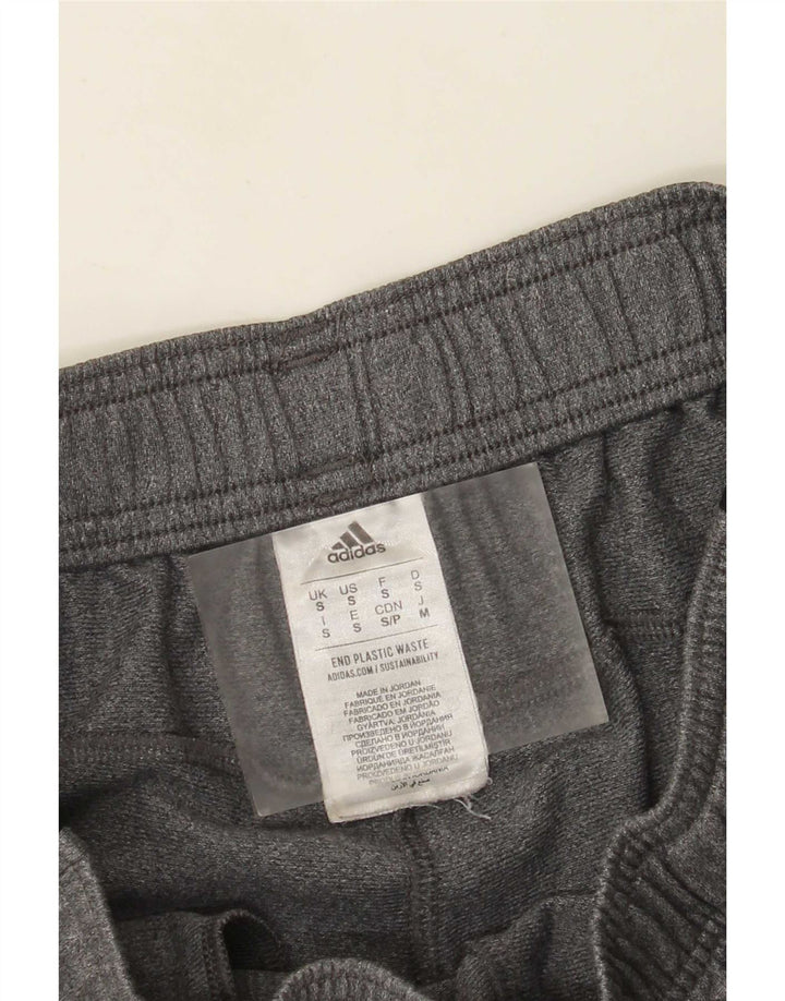 Adidas Womens Tracksuit Trousers Joggers UK 8 Small Grey Polyester