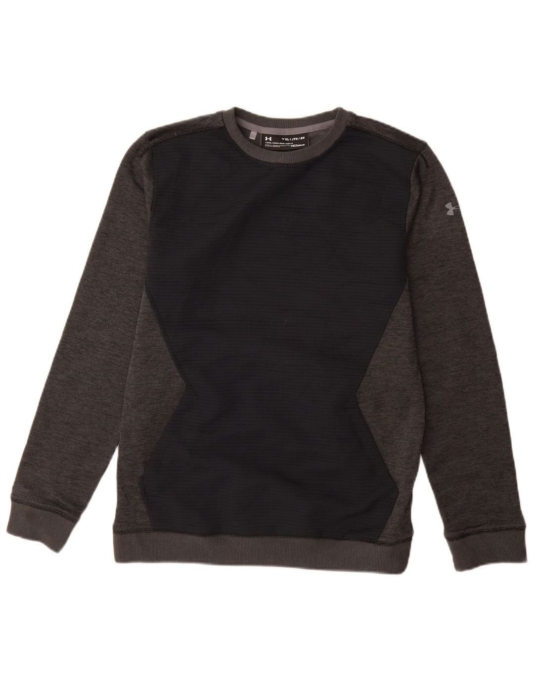 UNDER ARMOUR Boys Cold Gear Sweatshirt Jumper 13-14 Years XL  Grey