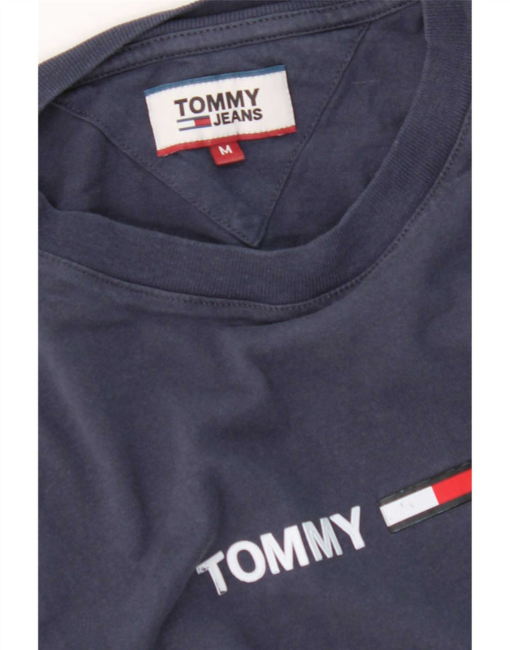 Tommy Hilfiger Mens Graphic T-Shirt Top Medium Navy Blue