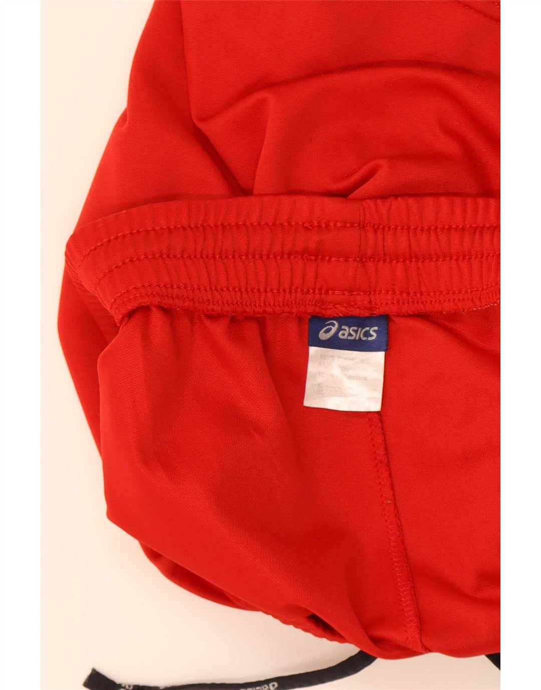 Asics Mens Sport Shorts Medium Red Polyester