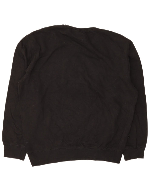 Gap Mens Graphic Sweatshirt Jumper Medium Black Cotton