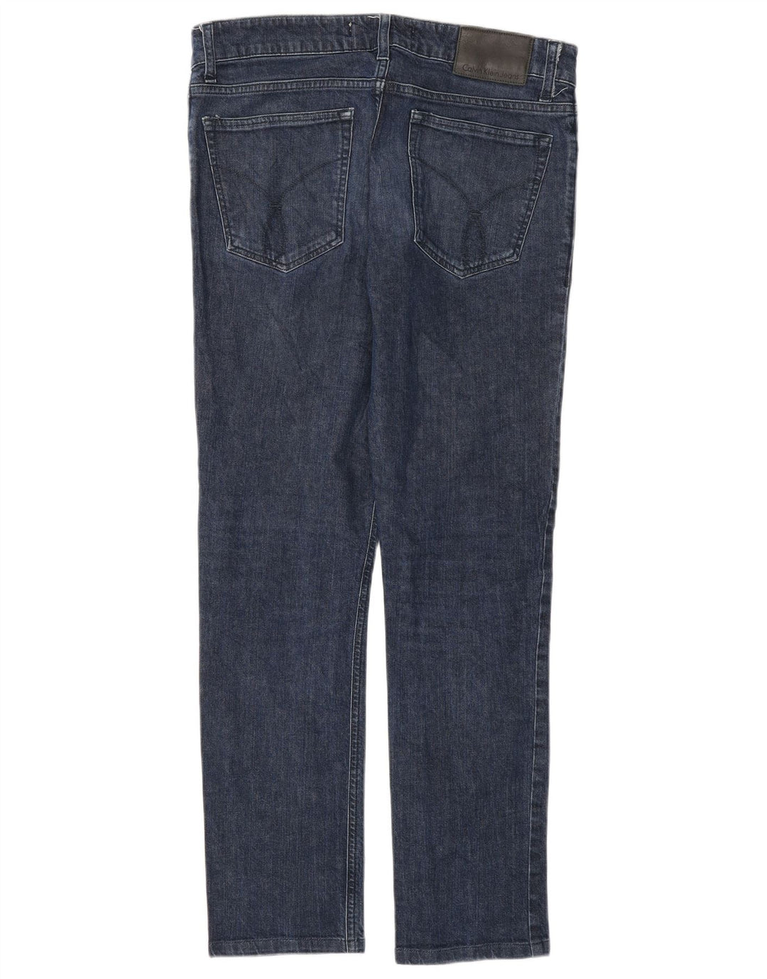 CALVIN KLEIN Womens Slim Jeans W32 L28 Blue Cotton