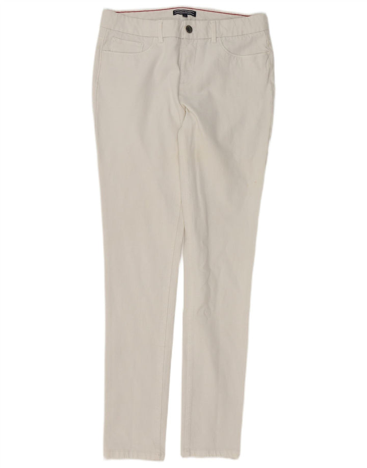 TOMMY HILFIGER Womens Skinny Jeans US 6 Medium W28 L30 White Cotton