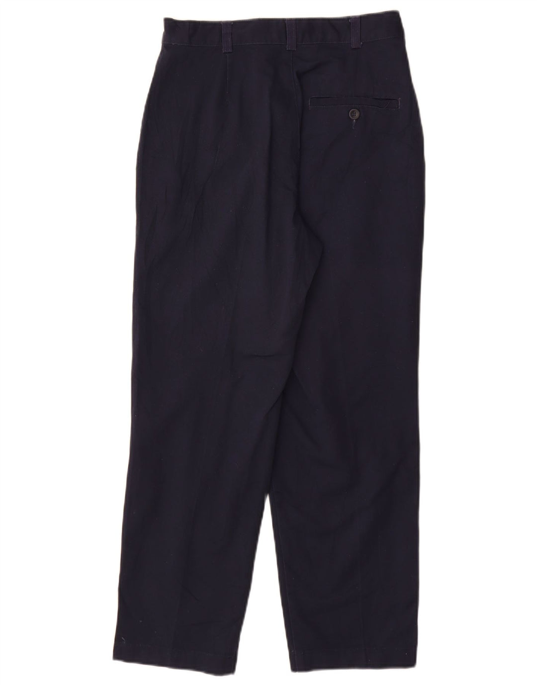 DOCKERS Womens High Waist Chino Trousers US 4 Small W26 L26 Navy Blue