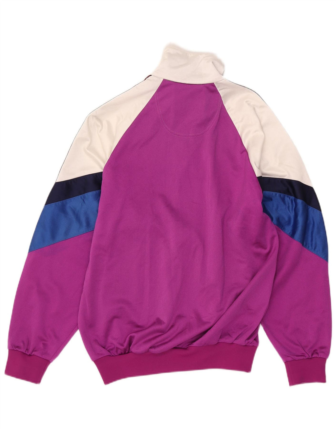 Asics Mens Graphic Full Tracksuit Small Pink Colourblock Polyamide Retro