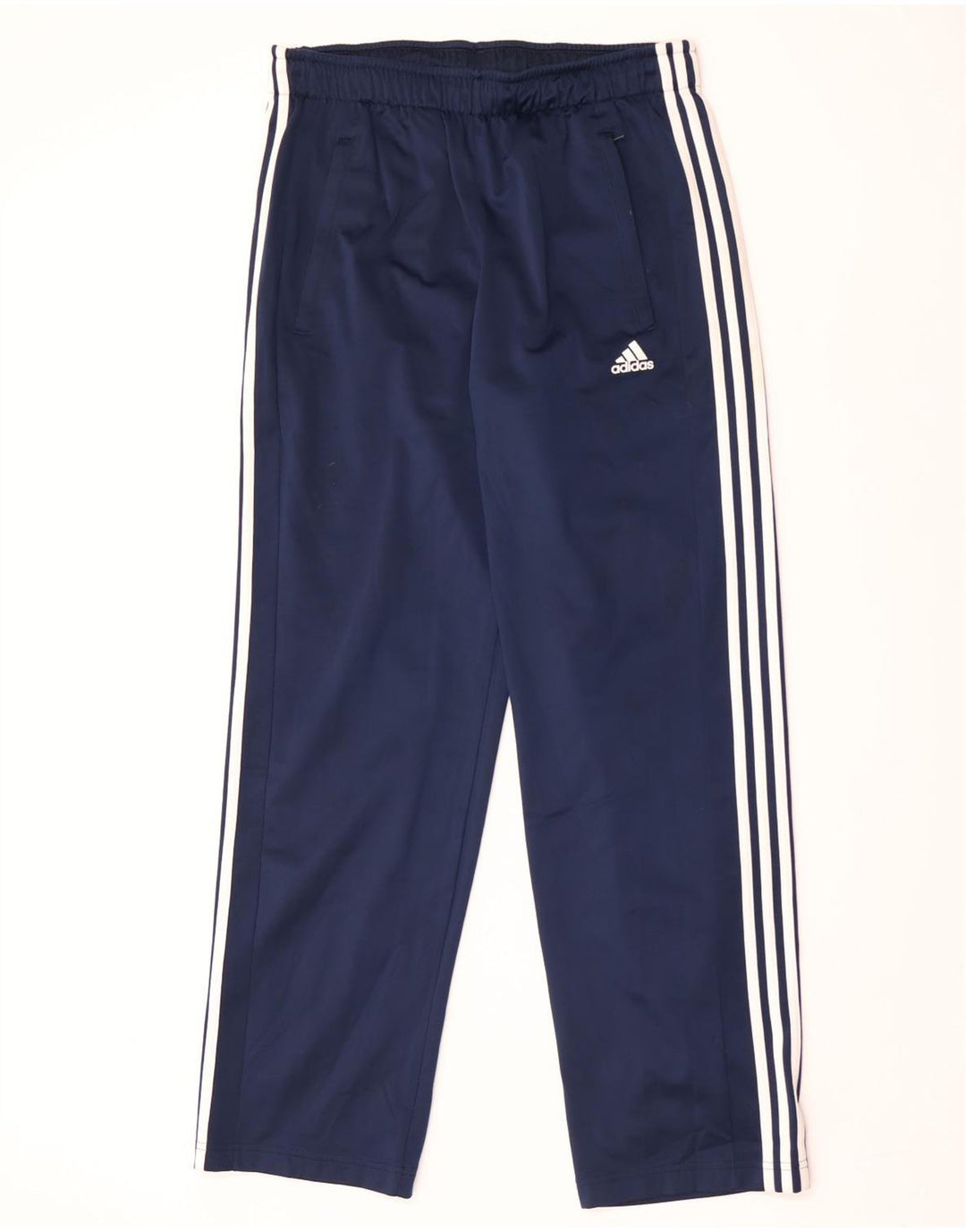 Adidas Mens Climalite Tracksuit Trousers Large Navy Blue Polyester