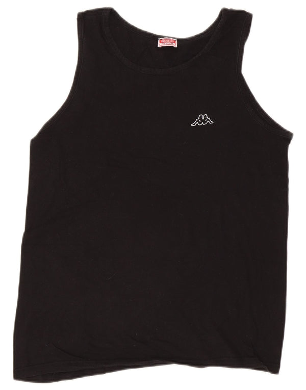 Kappa Mens Vest Top Medium Black