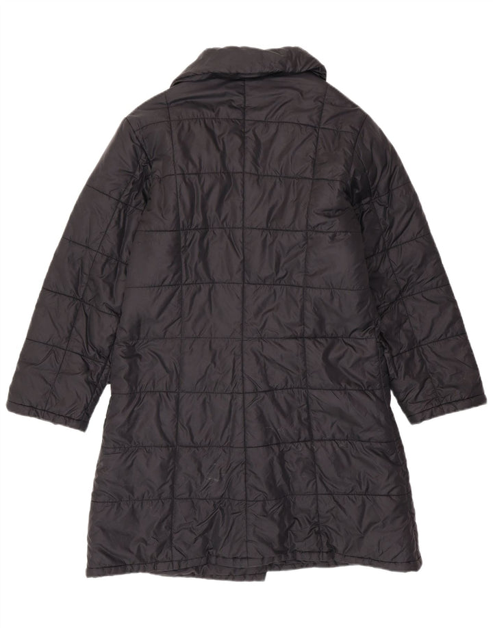 REPLAY Womens Loose Fit Padded Coat UK 10 Small Black Polyester