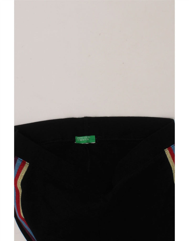BENETTON Girls Leggings 9-10 Years  Black Vintage Benetton and Second-Hand Benetton from Messina Hembry 