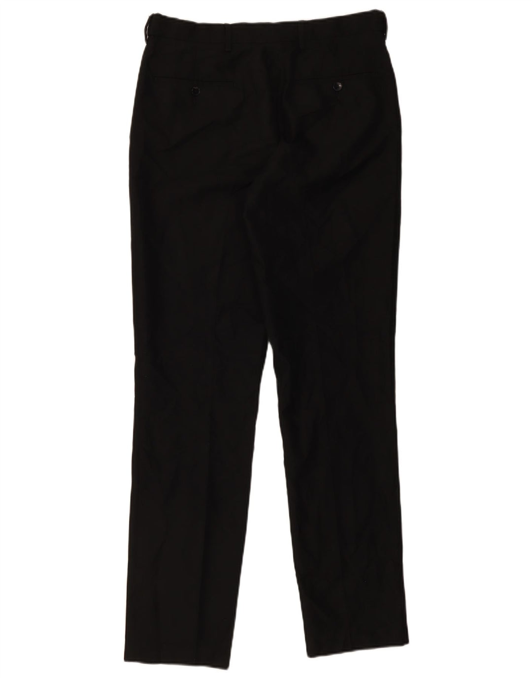 Marks & Spencer Mens Slim Chino Trousers W32 L33 Black Polyester