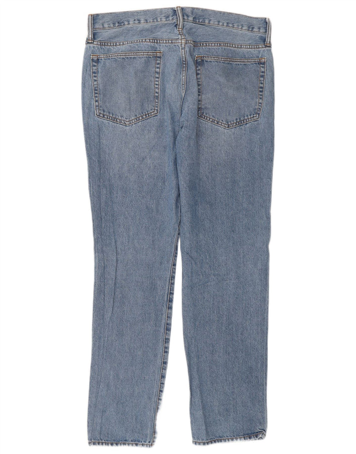 Gap Mens Slim Jeans W34 L32 Blue Cotton