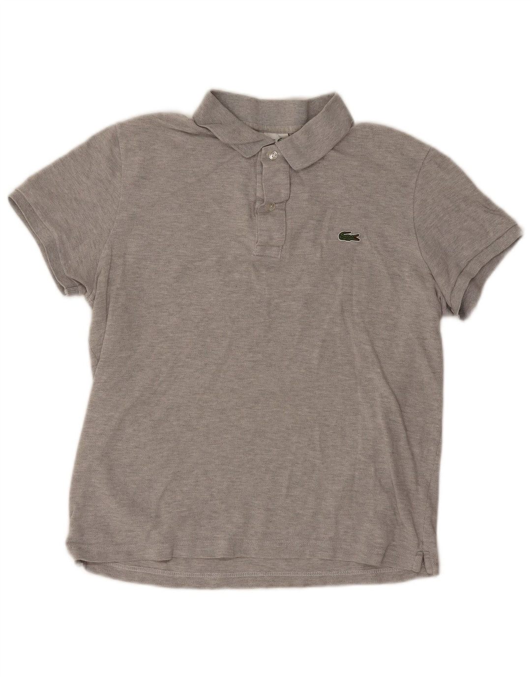 Lacoste Mens Slim Fit Polo Shirt Size 4 Medium Grey Cotton