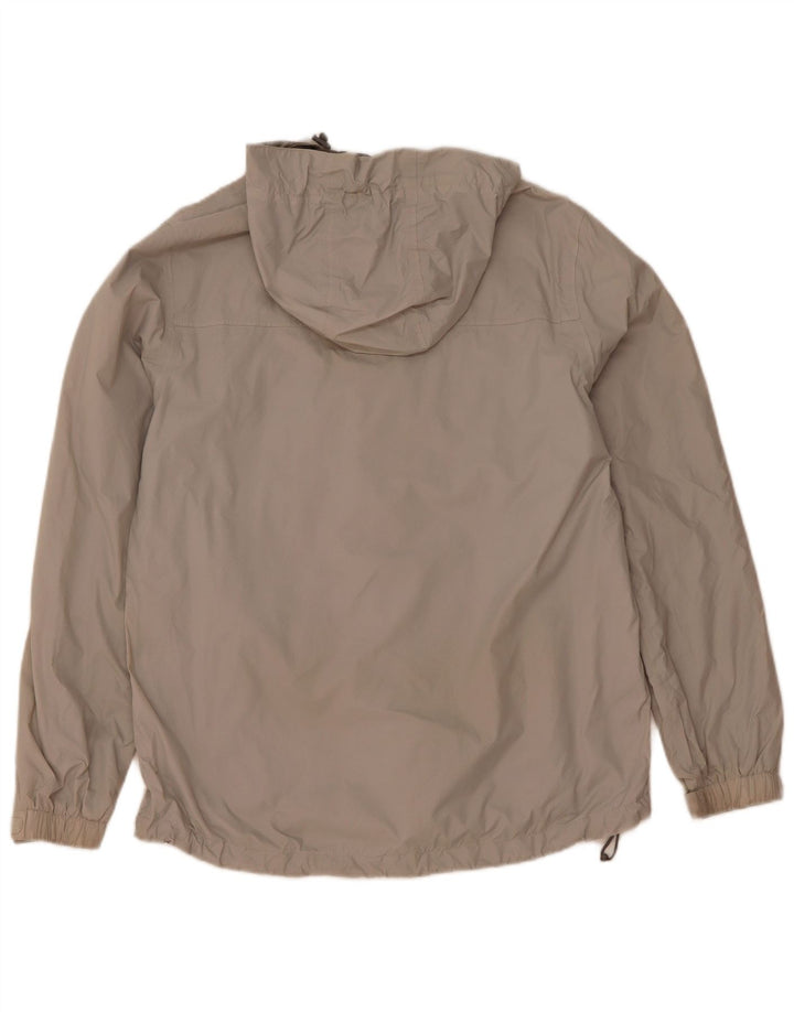 Mountain Warehouse Mens Hooded Rain Jacket UK 38 Medium Grey Polyester