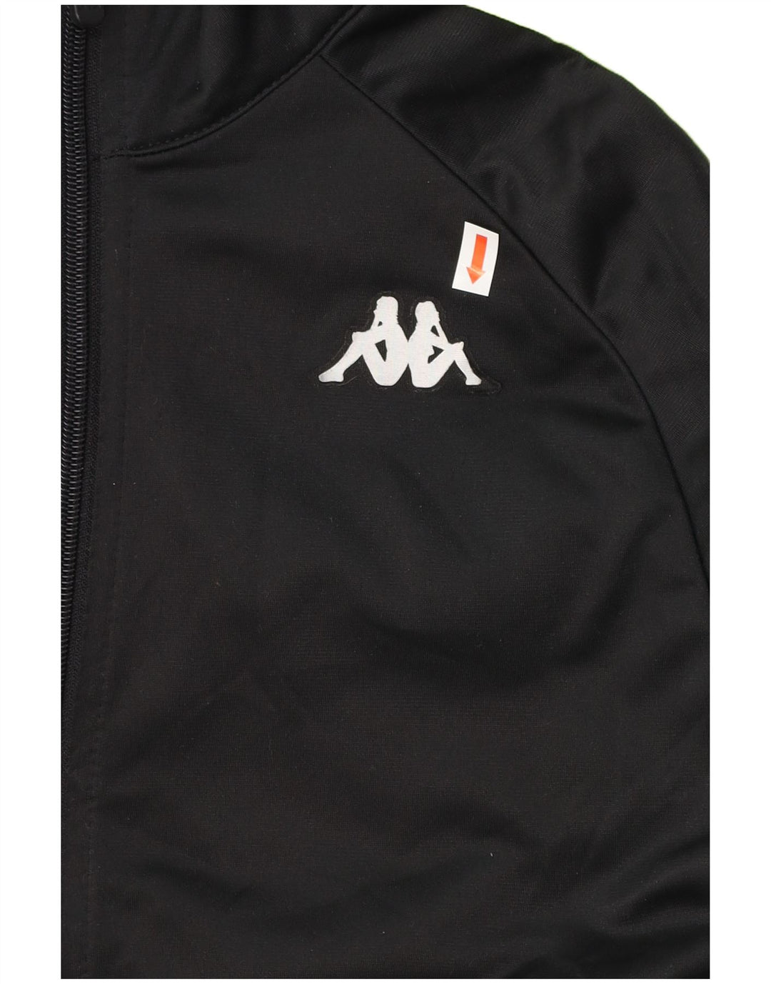 KAPPA Boys Graphic Full Tracksuit 15-16 Years  Black Colourblock Polyester