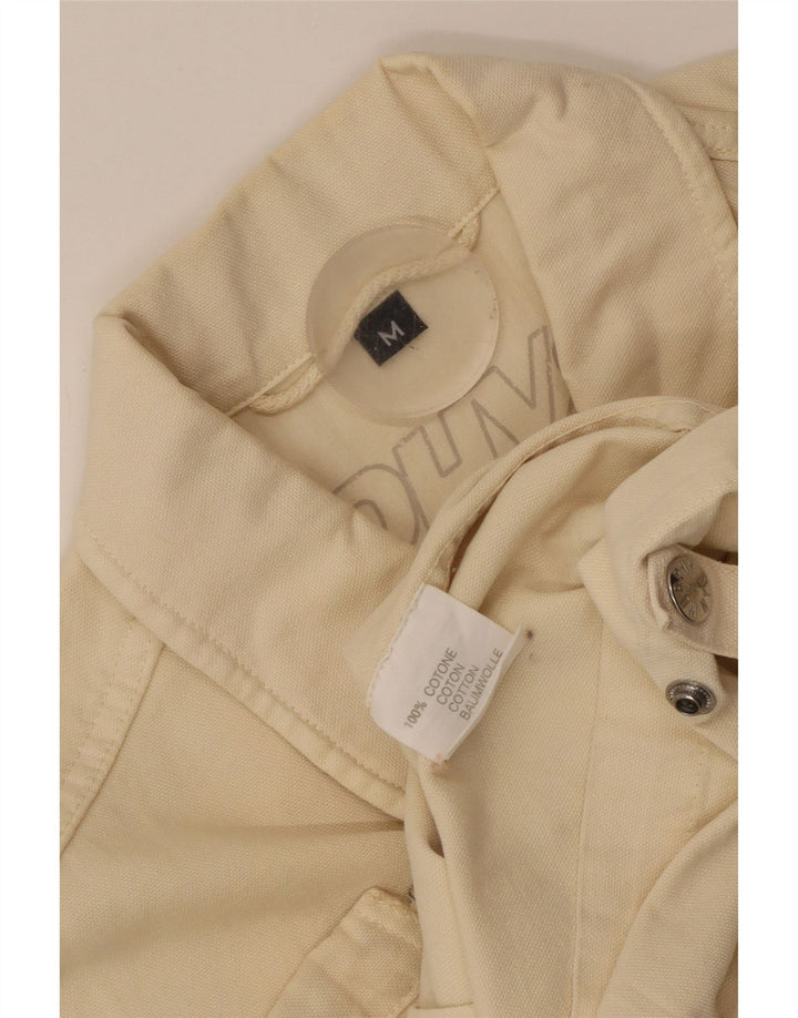 Murphy & Nye Mens Bomber Jacket UK 38 Medium Beige Cotton