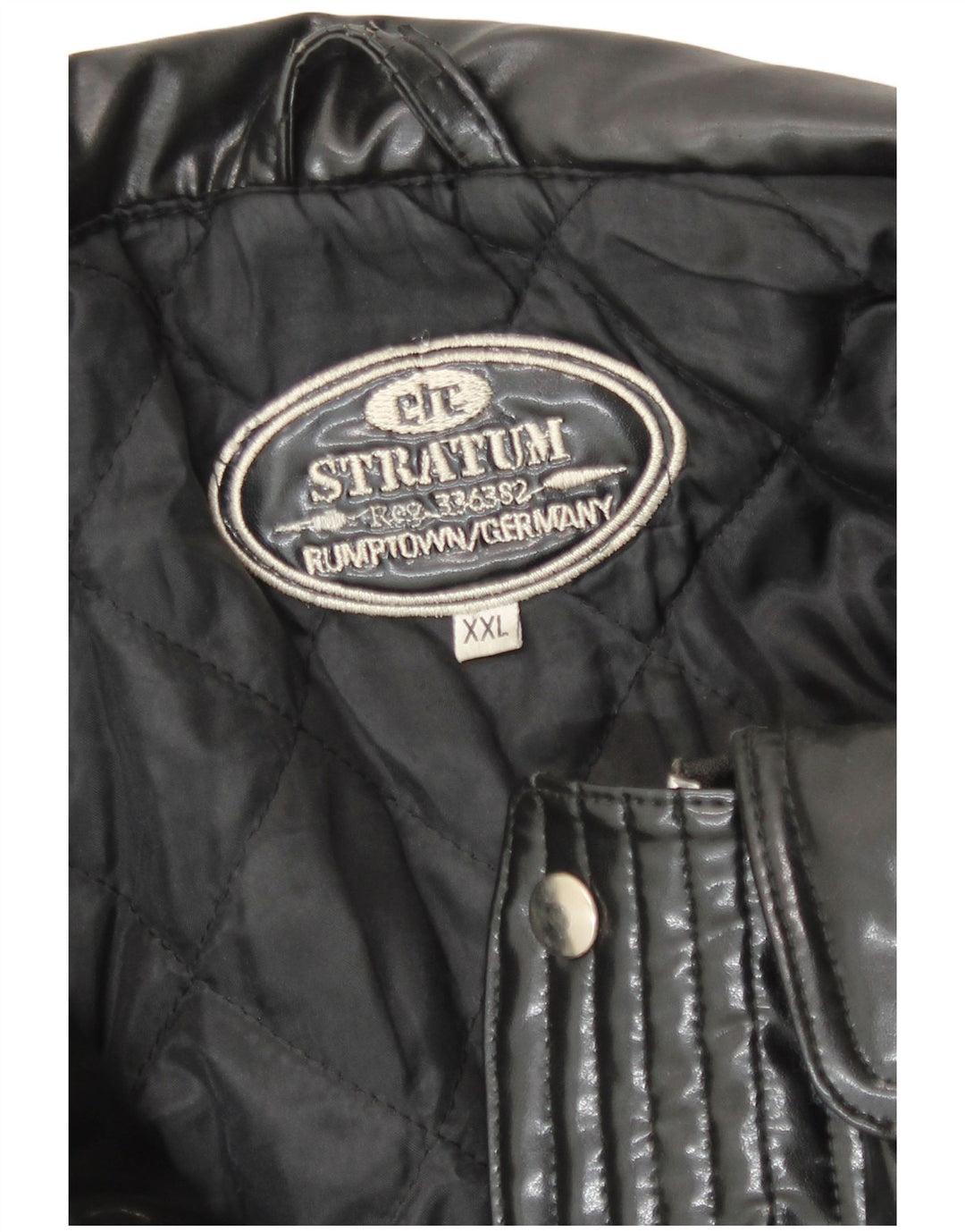 Vintage Mens Bomber Jacket UK 44 2XL Black