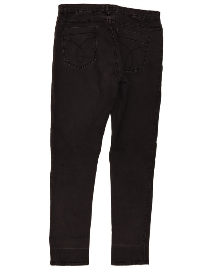 Calvin Klein Womens Legging Jeans US 14 Large W32 L30 Grey Cotton