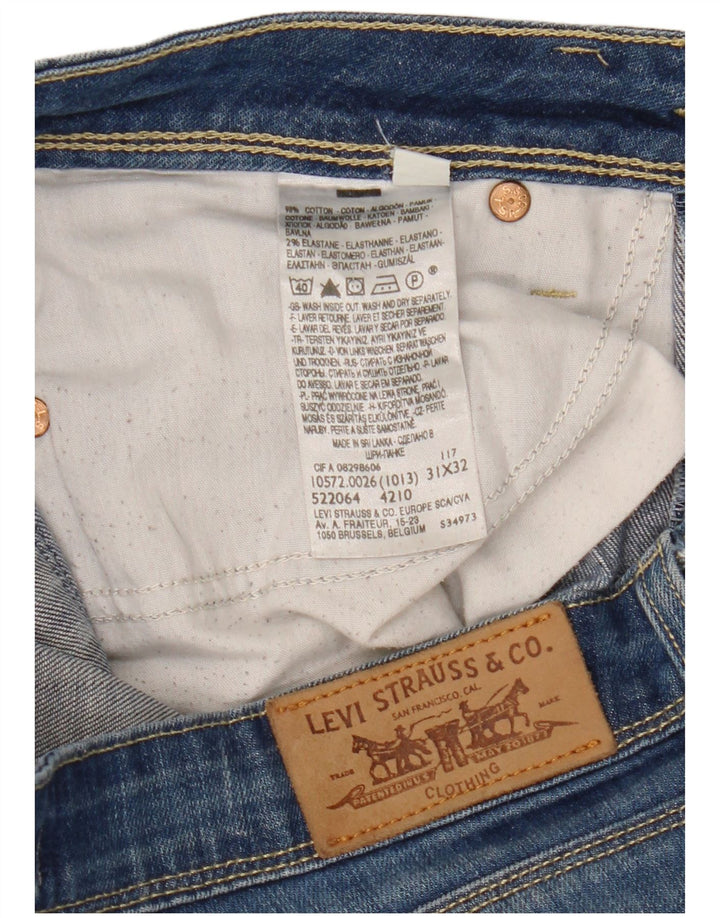 LEVI'S Womens 572 Bootcut Jeans W31 L32  Blue Cotton