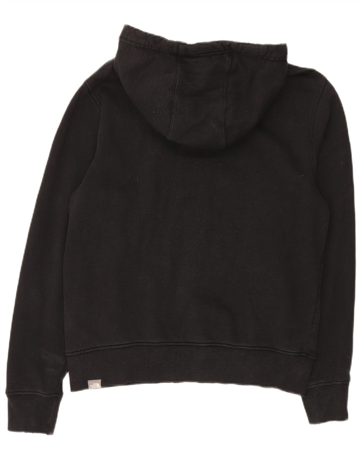 The North Face Mens Graphic Hoodie Jumper Medium Black Cotton